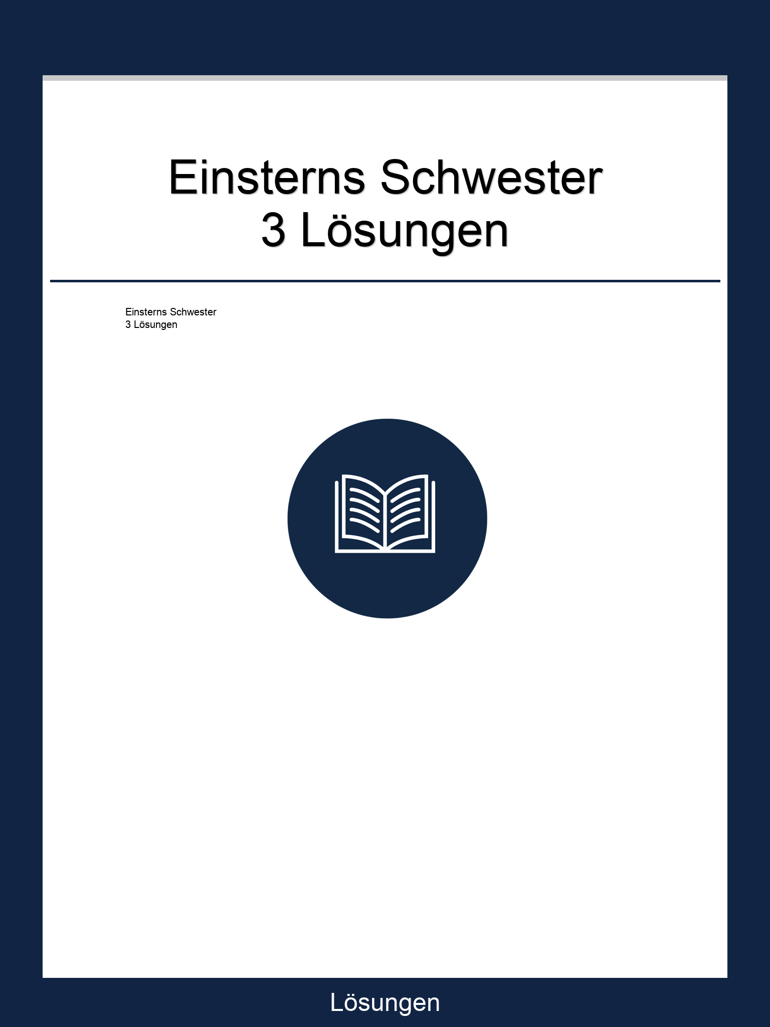 Einsterns Schwester 3 Themenheft 1 Losungen Pdf