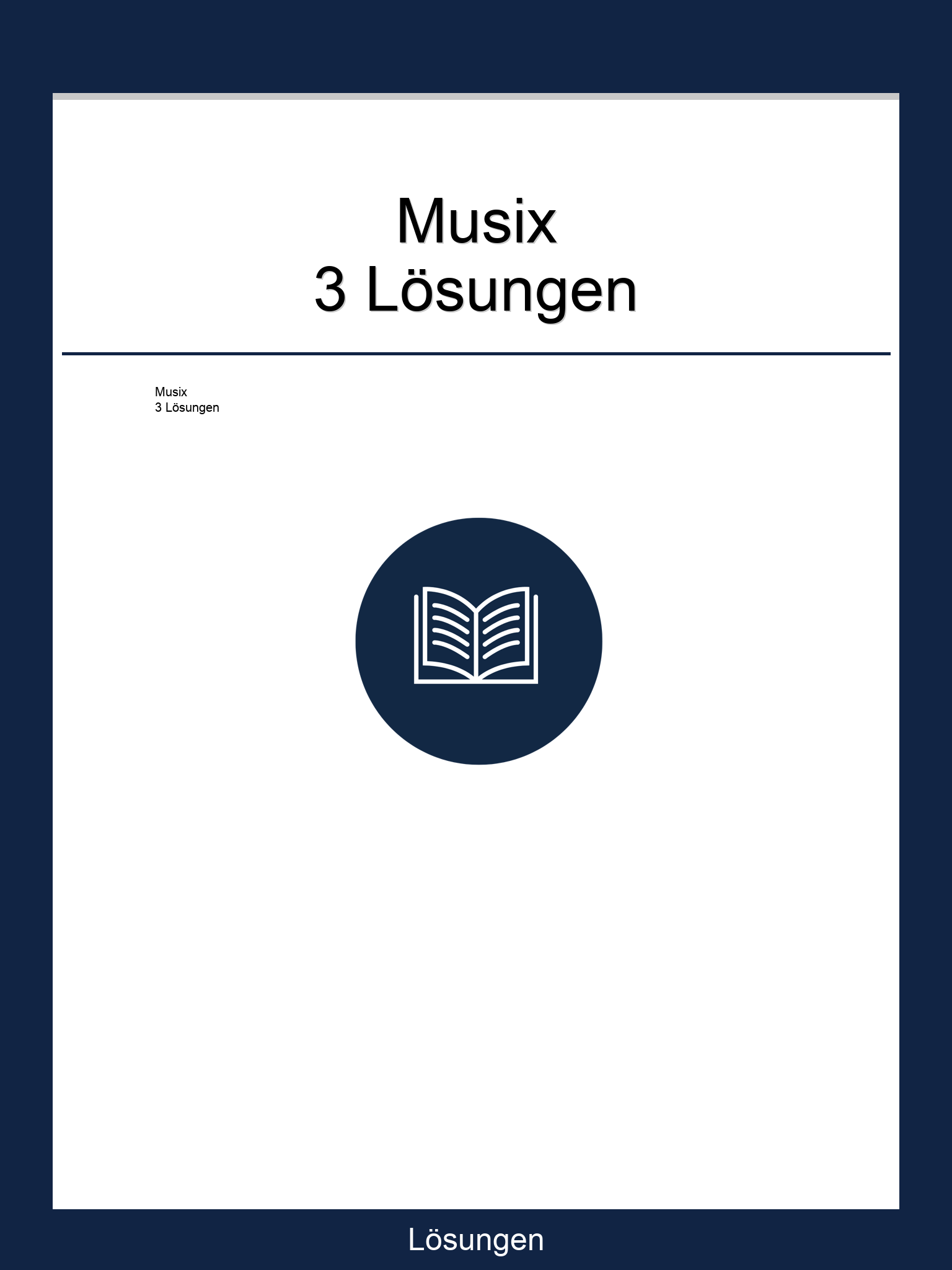 Musix 3 Lösungen PDF